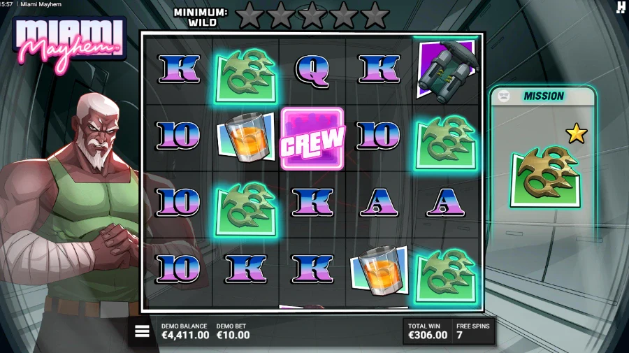 Miami Mayhem Bonus Game