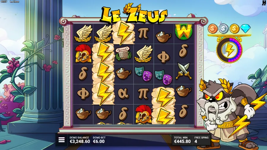 Le Zeus Slot Bonus Game