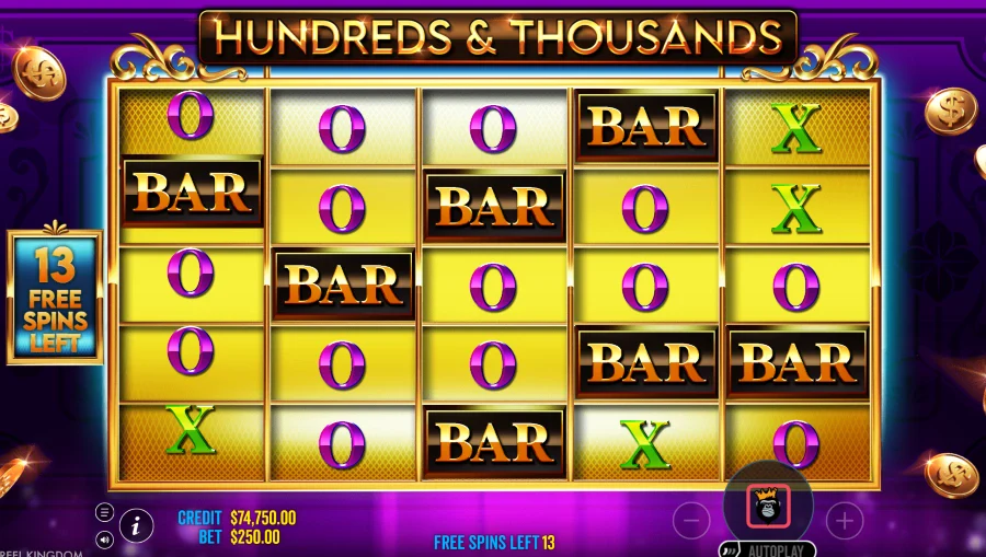 Hundreds and Thousands slot free screenshot