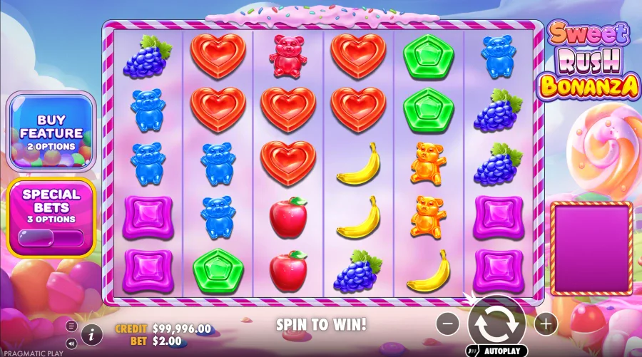 Sweet Rush Bonanza slot screenshot