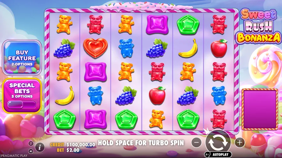Sweet Rush Bonanza slot screenshot