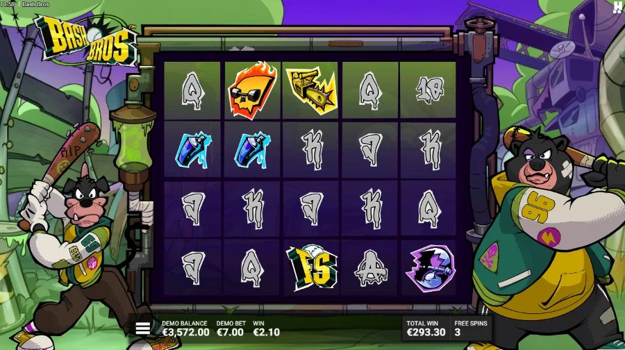 Bash Bros Slot Bonus Game