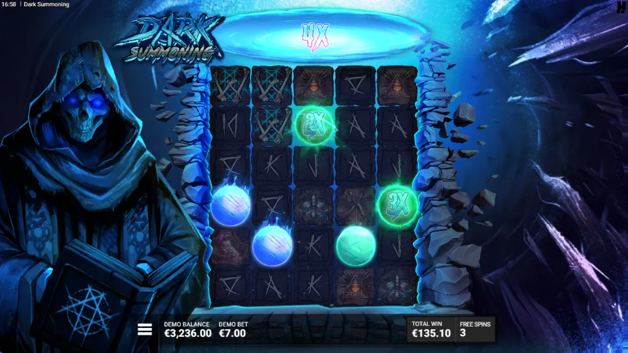 Dark Summoning Slot Bonus Game