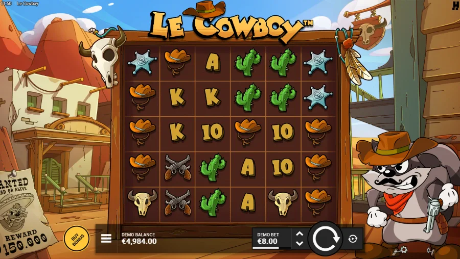 Le Cowboy Slot Base Game