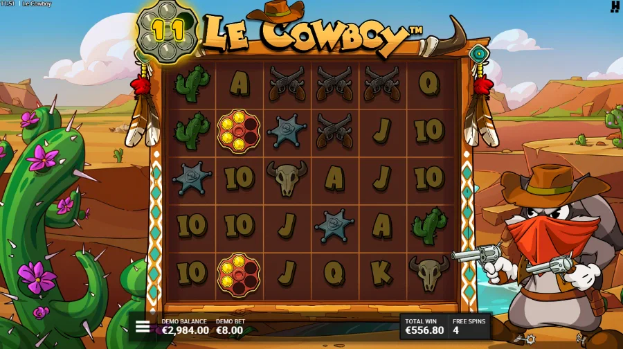 Le Cowboy Slot Bonus Game