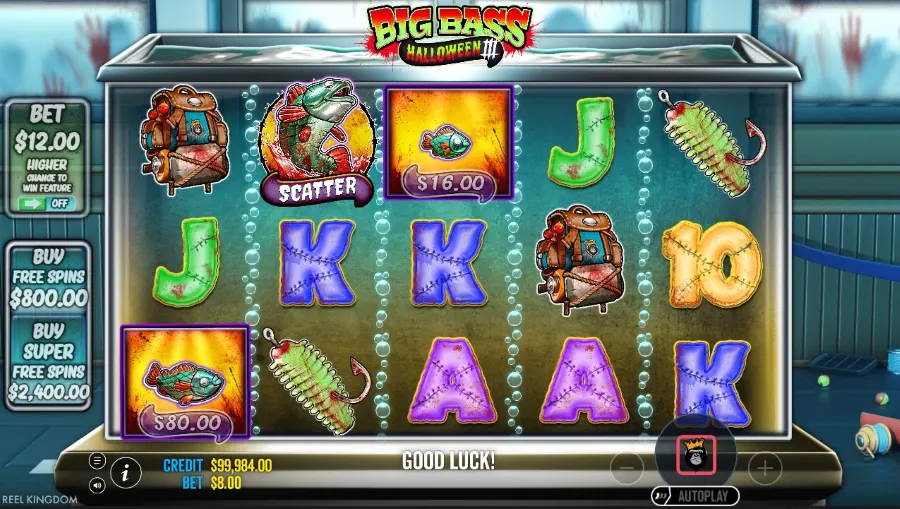 Big Bass Halloween 3 Slot Base Game