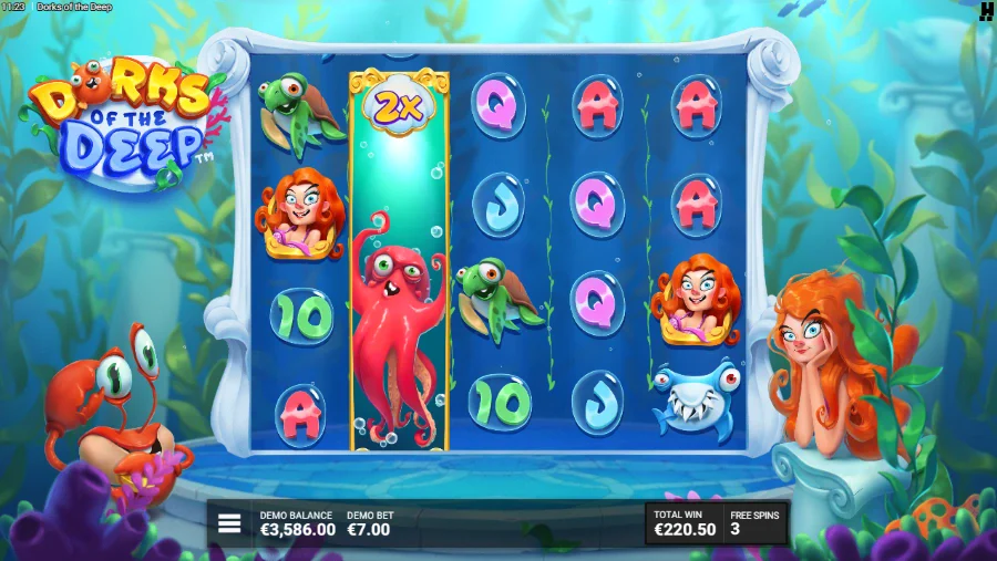 Dorks of the Deep Slot Bonus Game