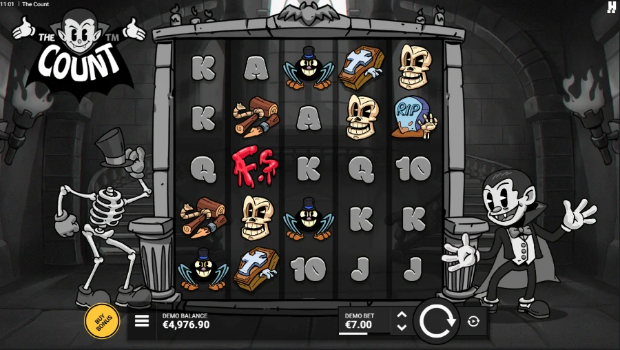 The Count Slot Base Game