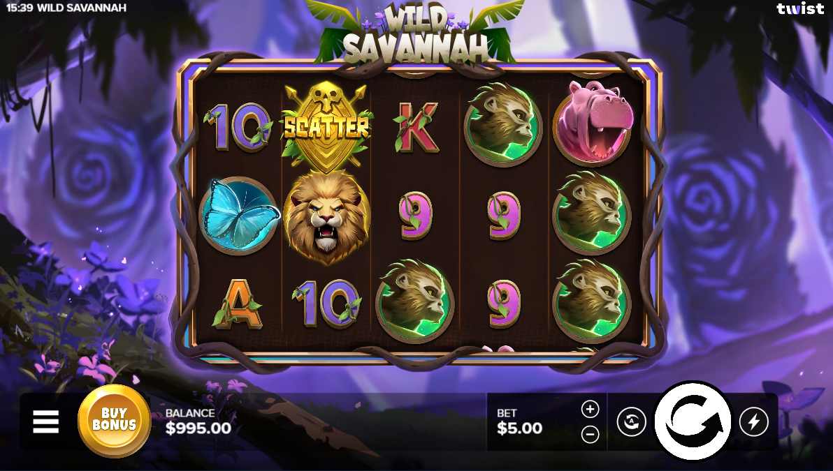 Wild Savannah base game