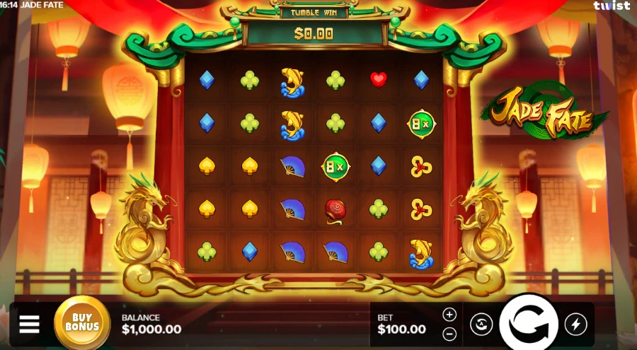 Screenshot of Jade Fate slot