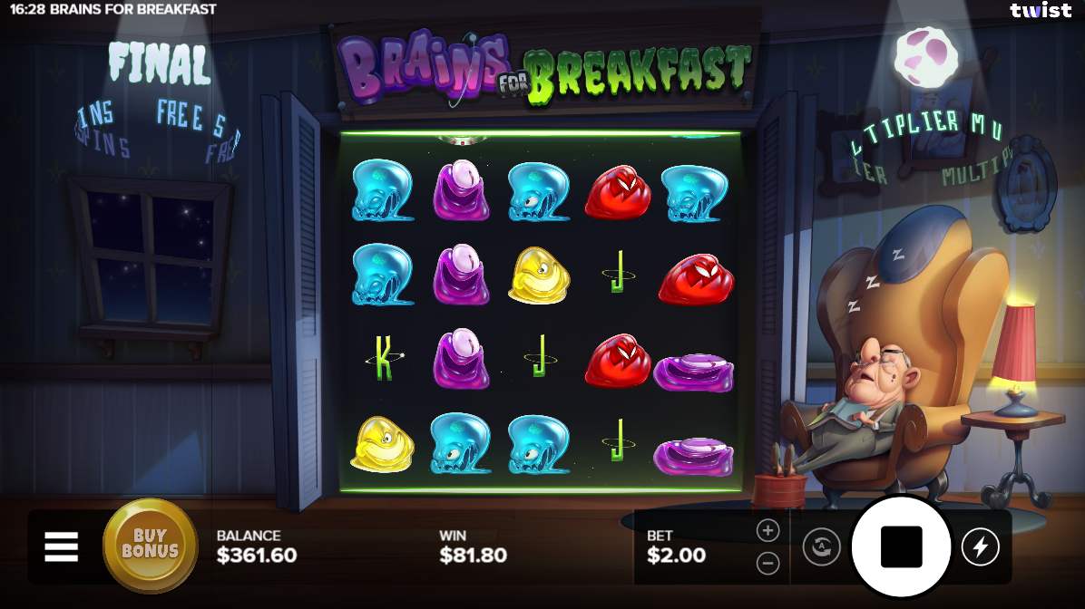 Brains for Breakfast bonus game