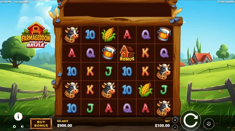 Screenshot of Farmageddon slot