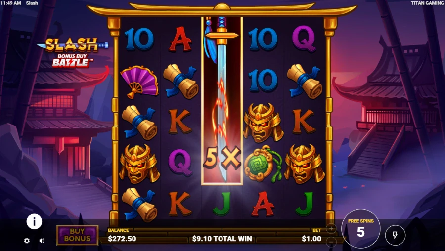 Slash Slot Bonus Game