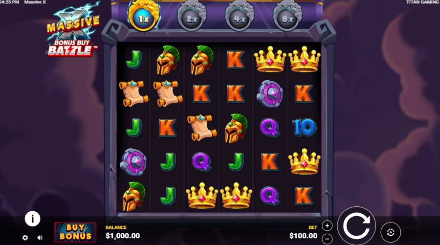 Screenshot of Massive X slot