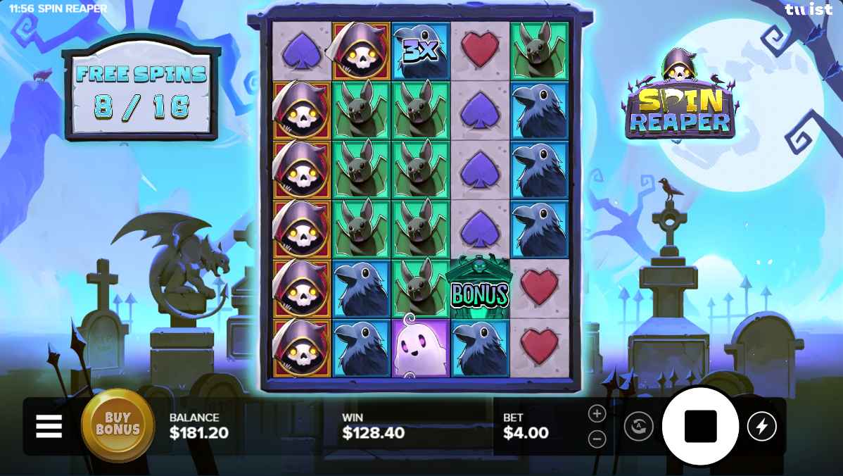 Spin Reaper bonus game