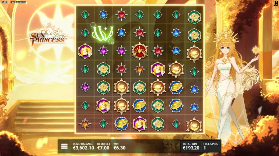 Sun Princess Slot Bonus Game