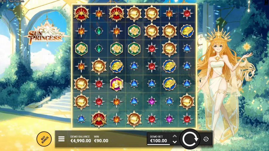Screenshot of Sun Princess slot