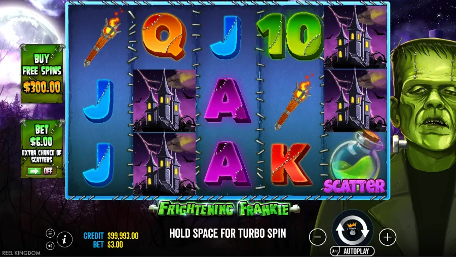 Frightening Frankie Slot Base Game