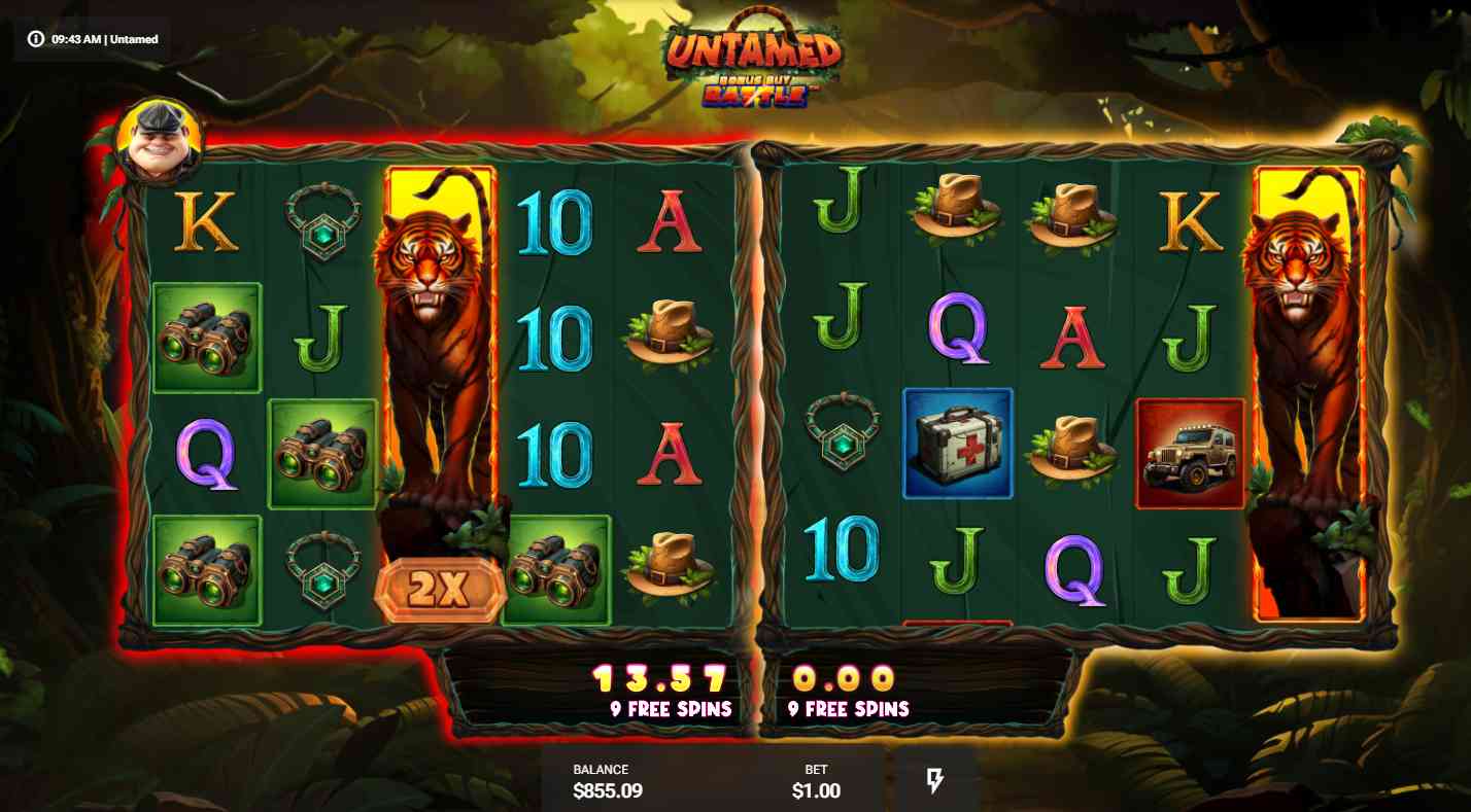Untamed bonus game