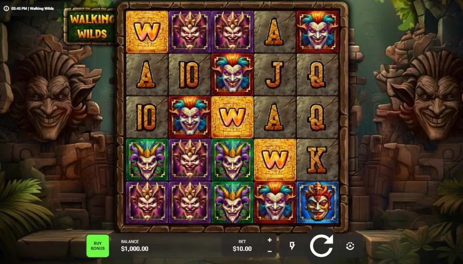 Screenshot of Walking Wilds slot