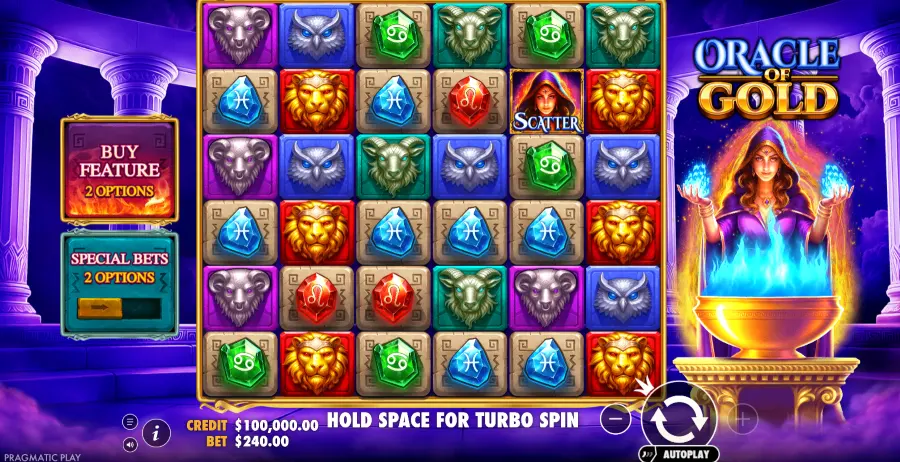 Screenshot of Oracle Of Gold slot