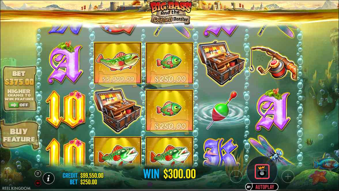 Big Bass and the Gold Ness Monster Enhanced RTP base game