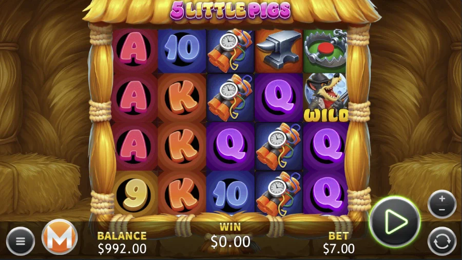 5 Little Pigs Slot Base Game