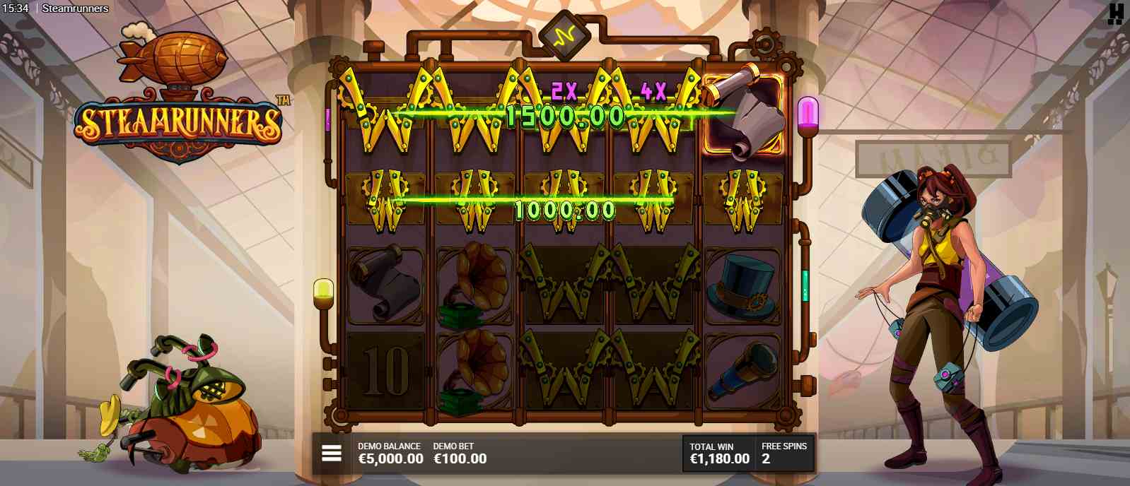 Steamrunners bonus game