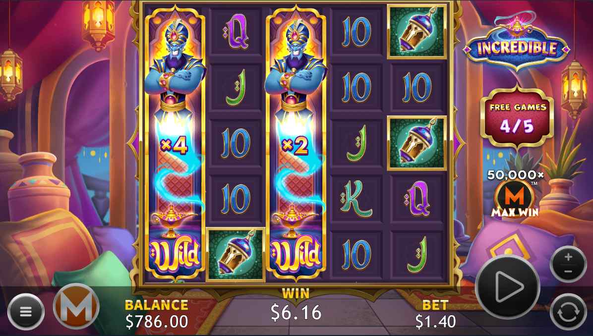Incredible bonus game