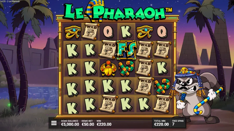 Screenshot of Le Pharaoh slot