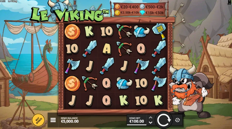 Screenshot of Le Viking slot
