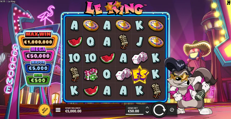 Screenshot of Le King slot