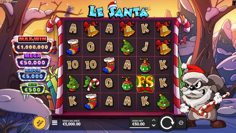 Screenshot of Le Santa slot
