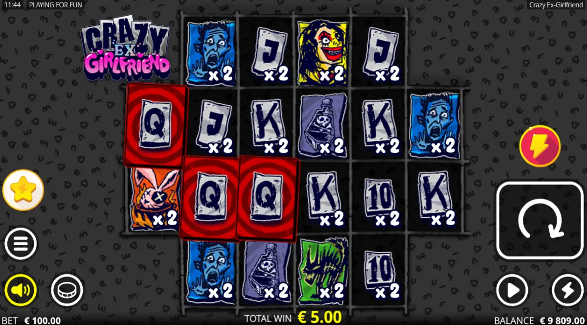 Screenshot of Crazy Ex Girlfriend slot