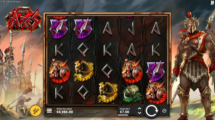 Army of Ares Slot Base Game