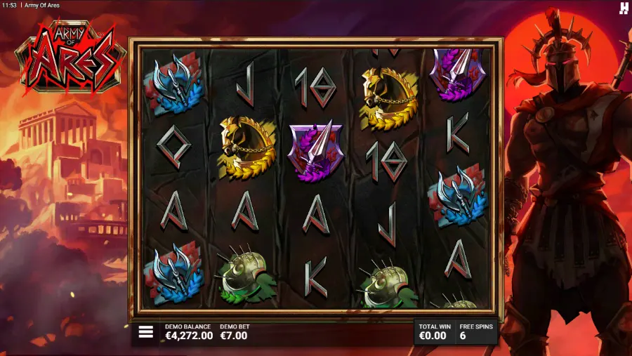 Army of Ares Slot Bonus Game