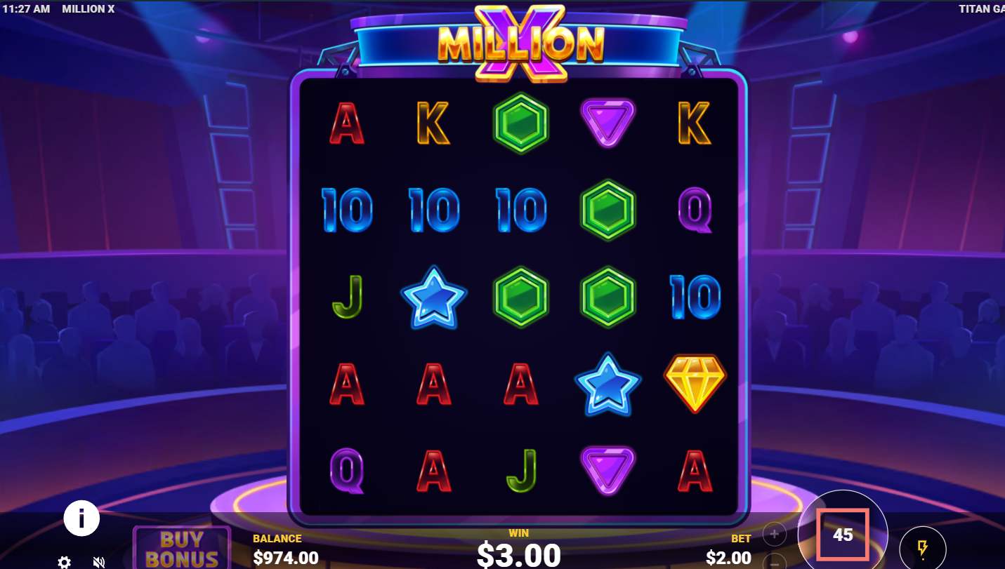 Million X base game