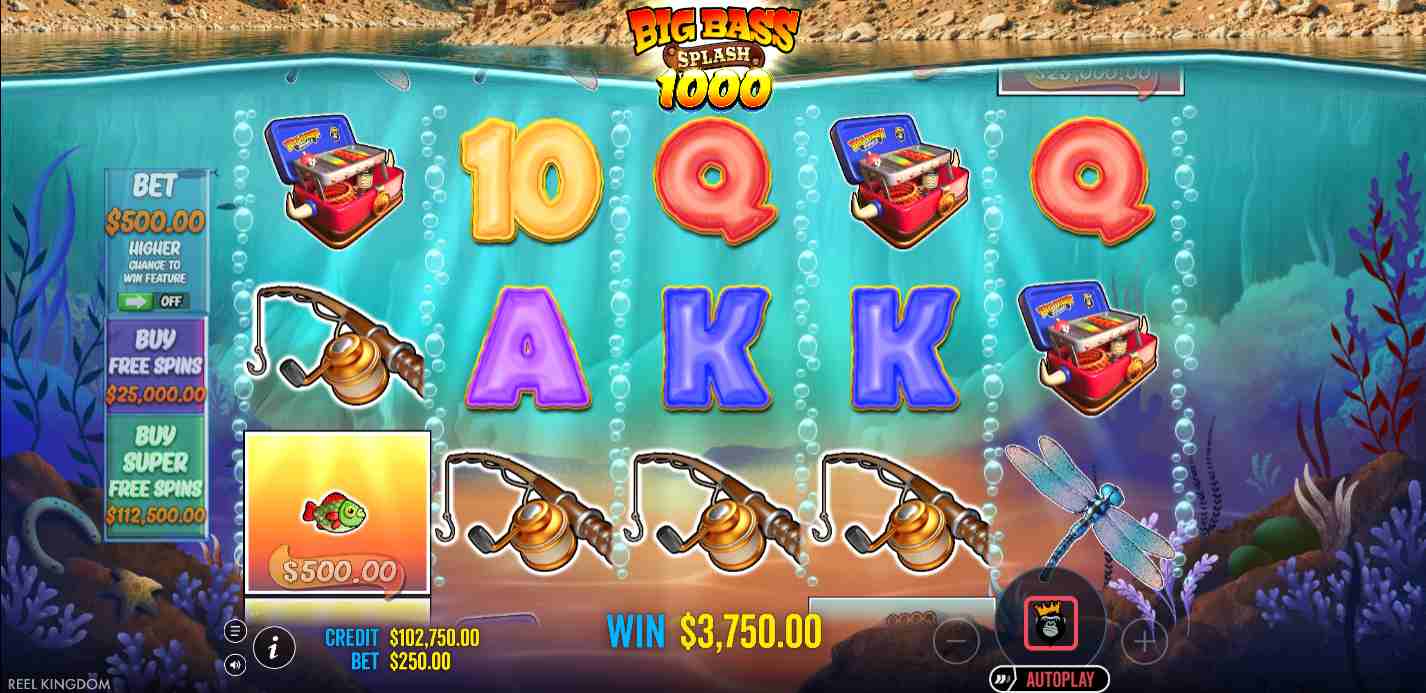 Big Bass Splash 1000 base game