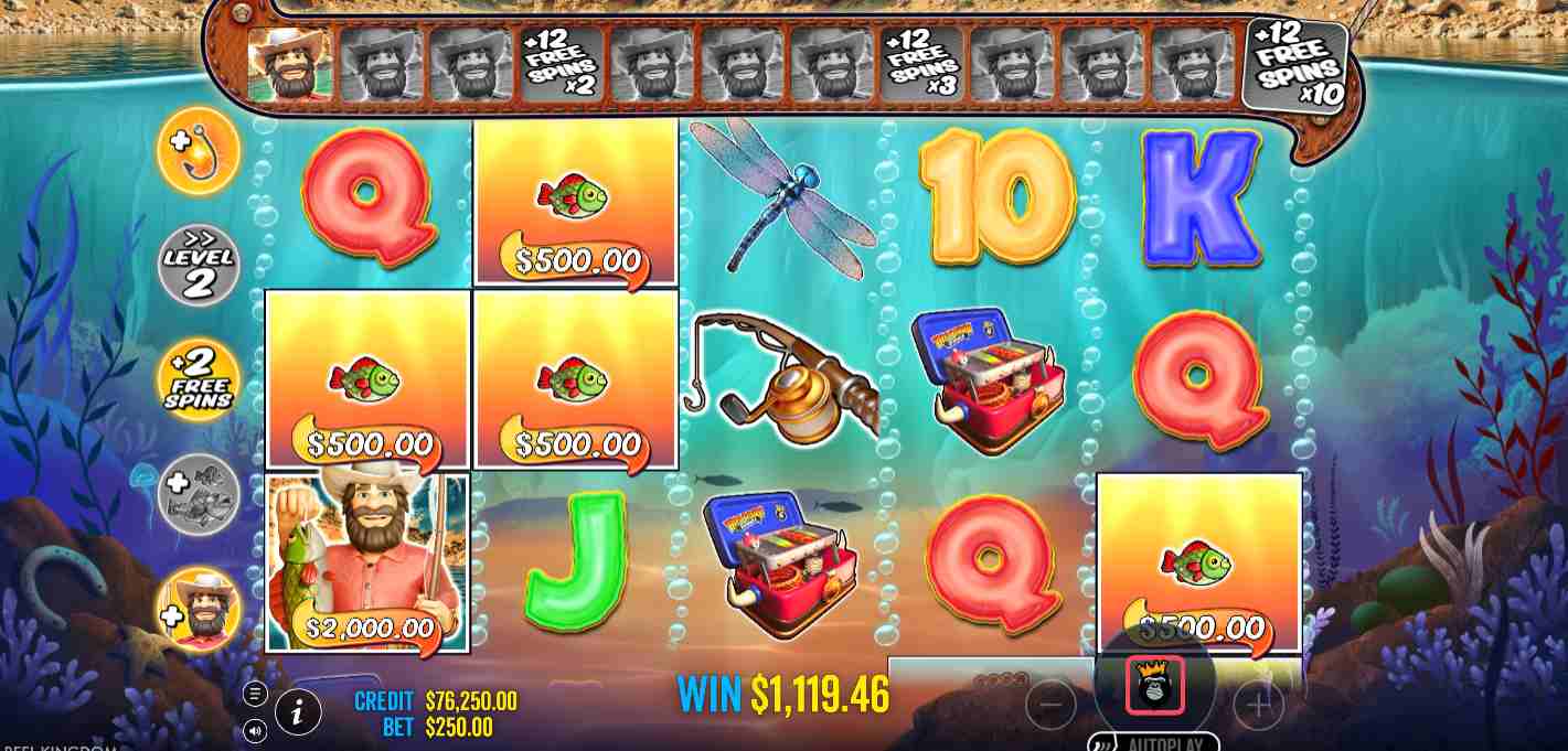 Big Bass Splash 1000 bonus game