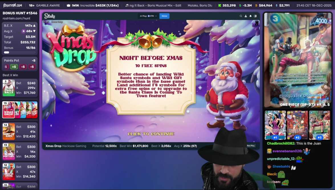 Rosh stream card draw