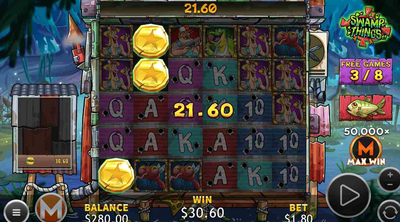 Swamp Things bonus game