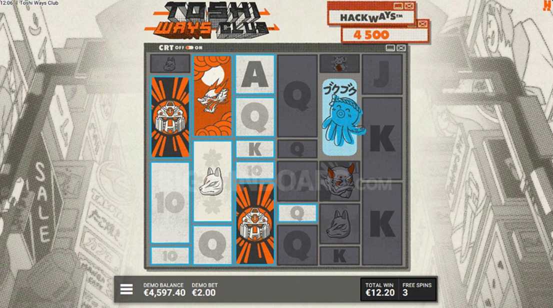 Toshi Ways Club bonus game