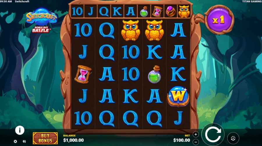 Screenshot of Switchcraft slot