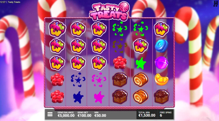 Screenshot of Tasty Treats slot