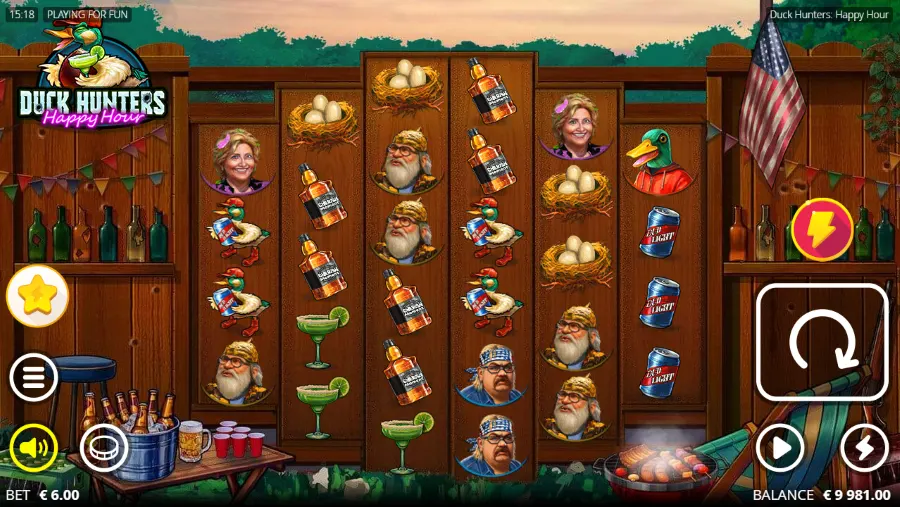 Duck Hunters Happy Hour Slot Base Game