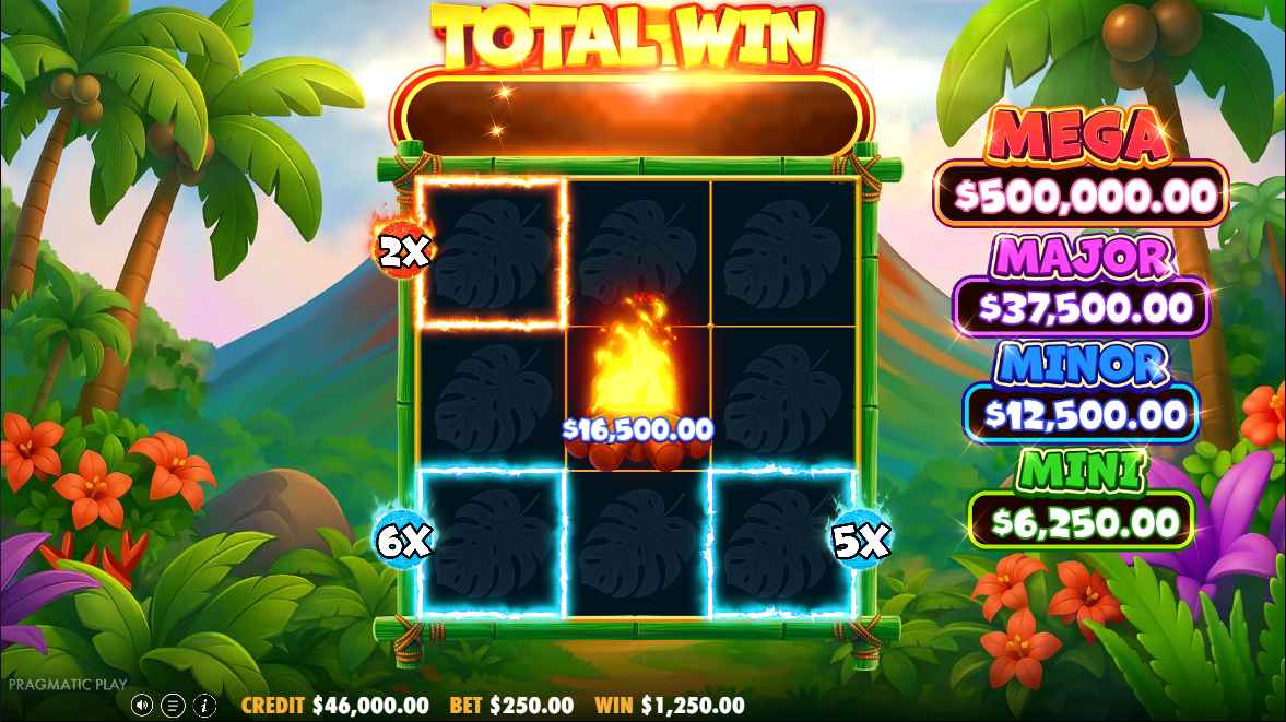 Super Tiki Strike bonus game