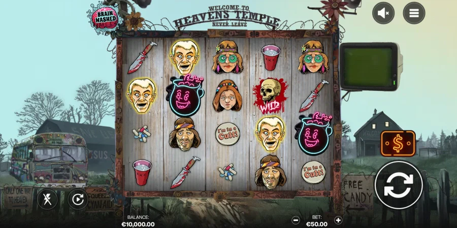 Screenshot of Brainwashed slot
