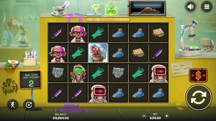 Oops Slot Base Game