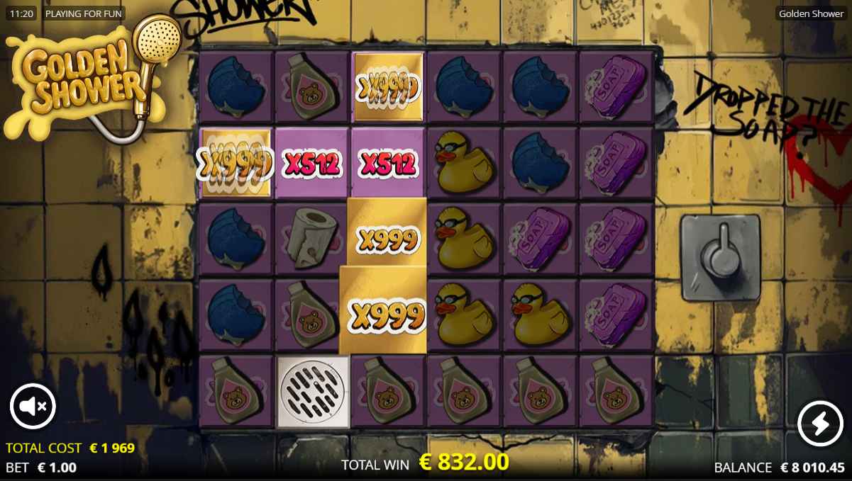 Golden Shower bonus game