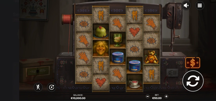 Screenshot of Sew slot